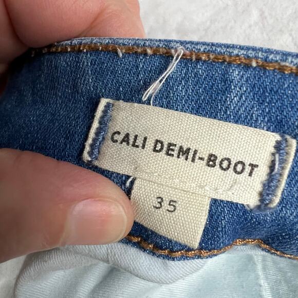 Madewell Cali Demi-Boot women’s size 35 Blue Jeans - Picture 5 of 8
